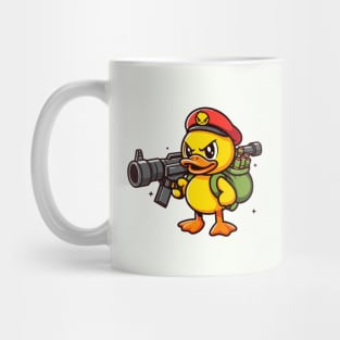 Duck with Bazooka - evil duck Mug